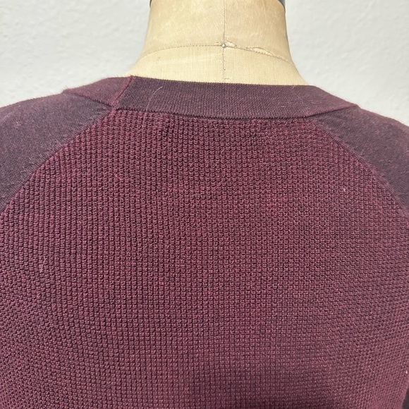 RAG & Bone Long Raglan Sleeve Hi Lo Sweater Color block size Small. - Picture 5 of 9